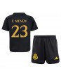 Real Madrid Ferland Mendy #23 Alternativní dres pro děti 2023-24 Krátký Rukáv (+ trenýrky)